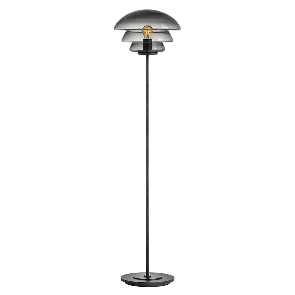 Hadeland Glassverk Archive 4006 Floor Lamp Grey & Black 2