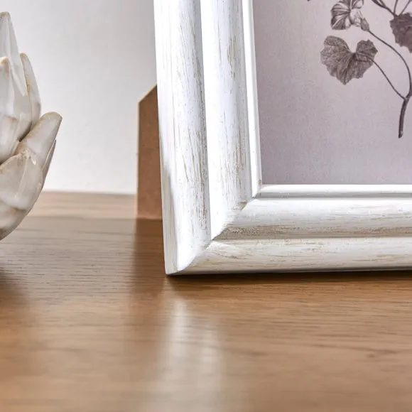 Churchgate Washed Wooden White Photo Frame 2