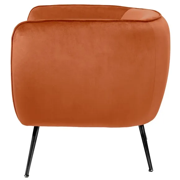Lucca Velvet Tub Chair 4