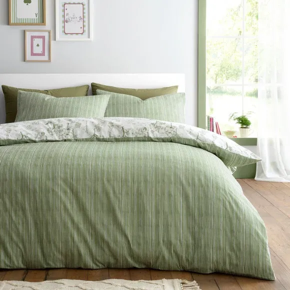 Fusion Woodland Toile Polycotton Duvet Cover & Pillowcase Set 2