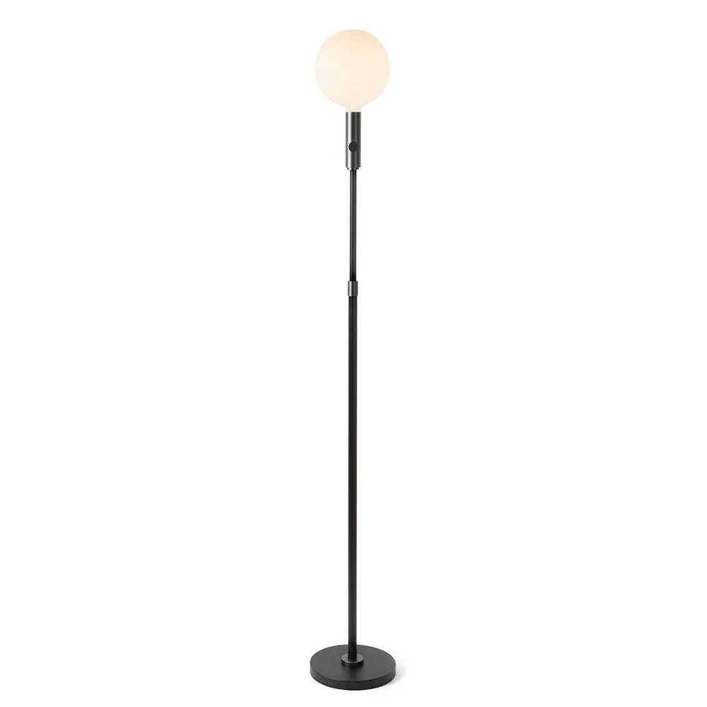 Tala Poise Adjustable Floor Lamp Graphite and Sphere V Bulb 3