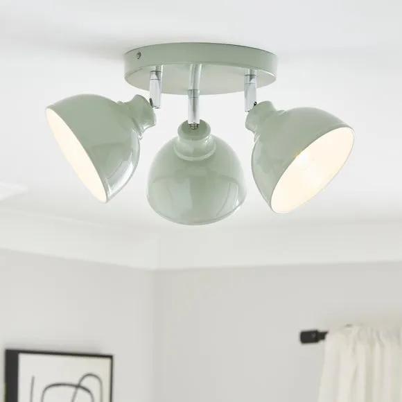 Galley 3 Light Adjustable Semi Flush Spotlight