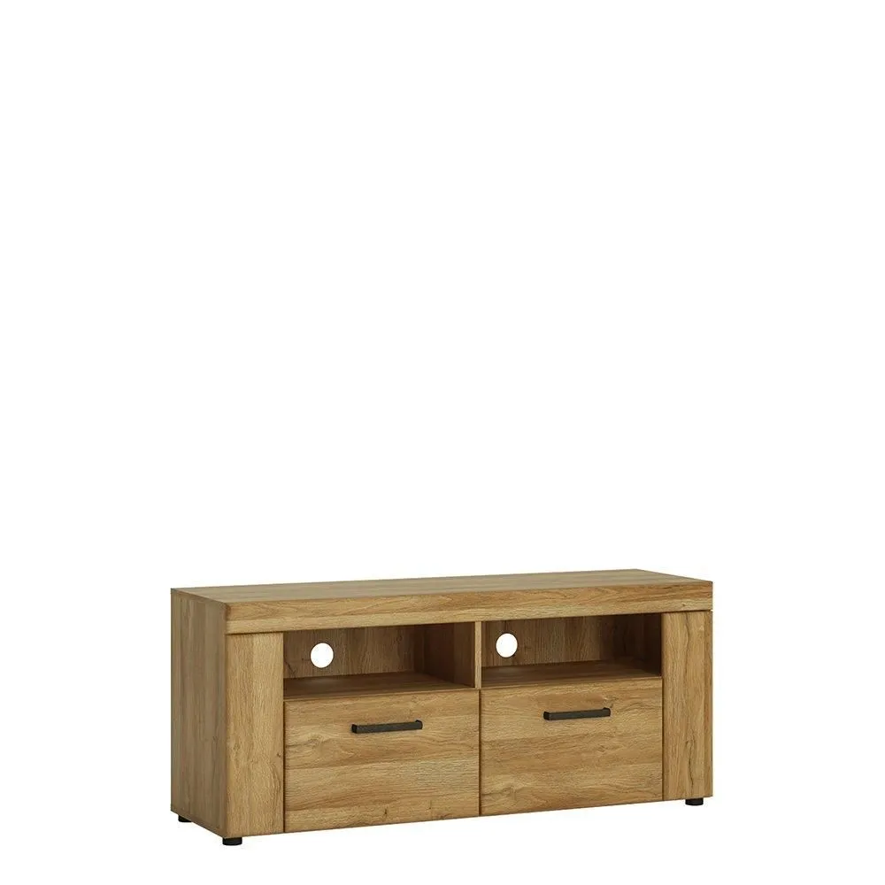 Furniture To Go Cortina 2 Drawer TV Cabinet in Brown