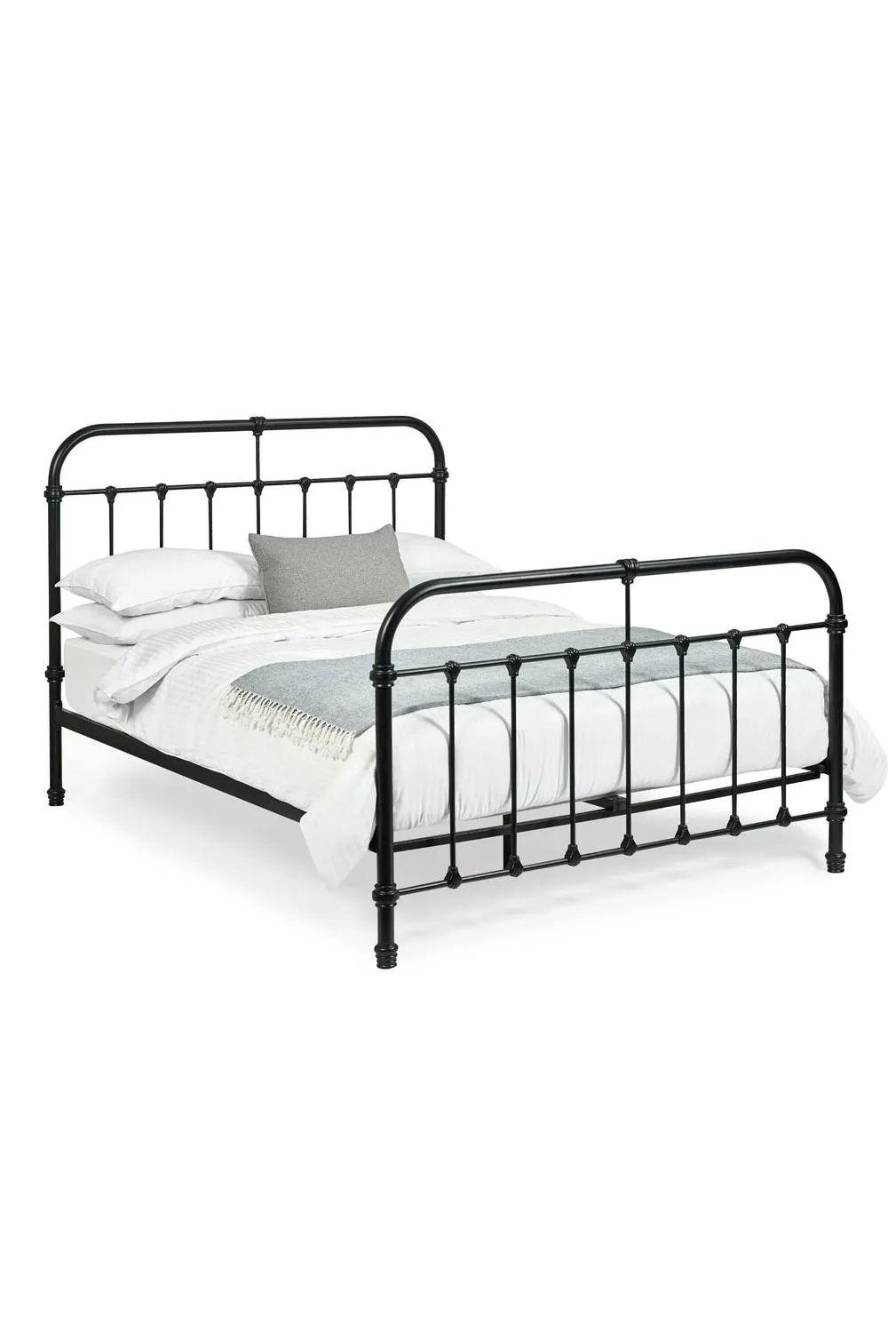 Julian Bowen Logan Metal Bed in Black 2