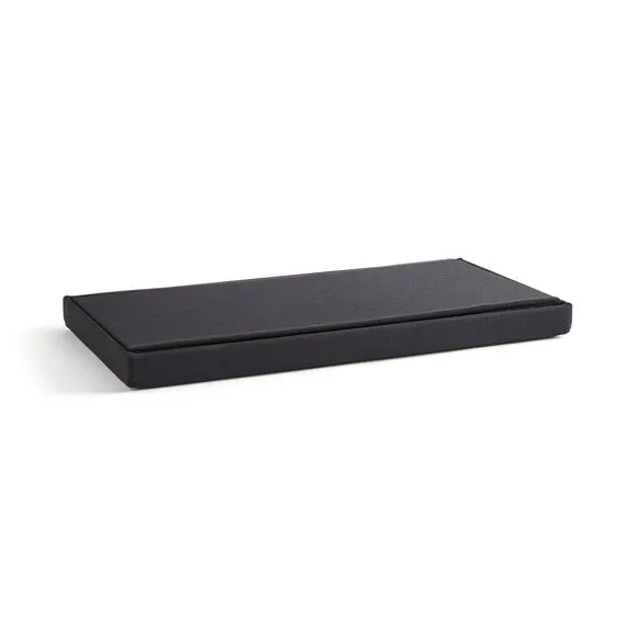 Faux Linen Rectangular Ottoman 4