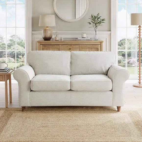 Flori Chenille Soft Texture 2 Seater Sofa 1
