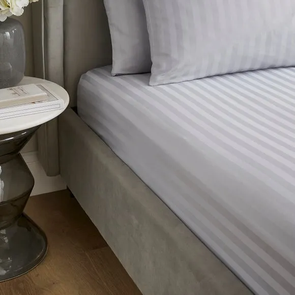Micro Stripe Fitted Sheet