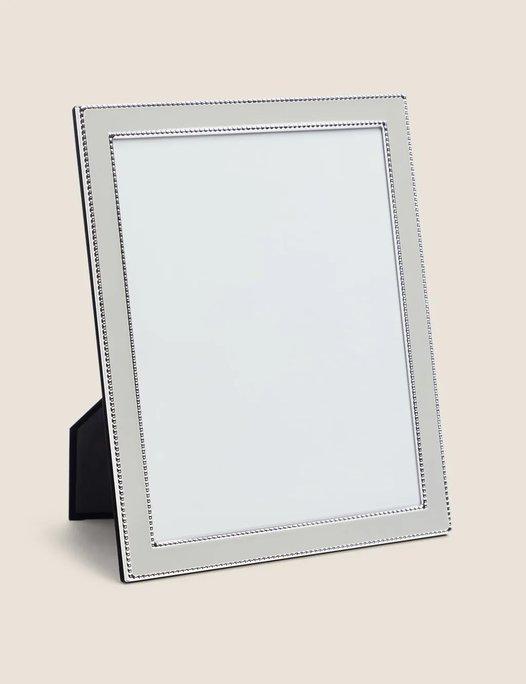 M&S Mia Beaded Photo Frame 8x10 inch Grey