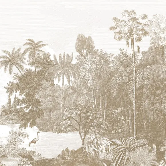 Vintage Tropical Wall Mural 2