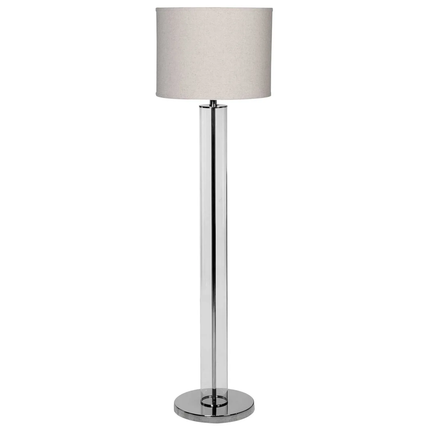 Glass Cyl Base F/Lamp, Clear | Barker & Stonehouse