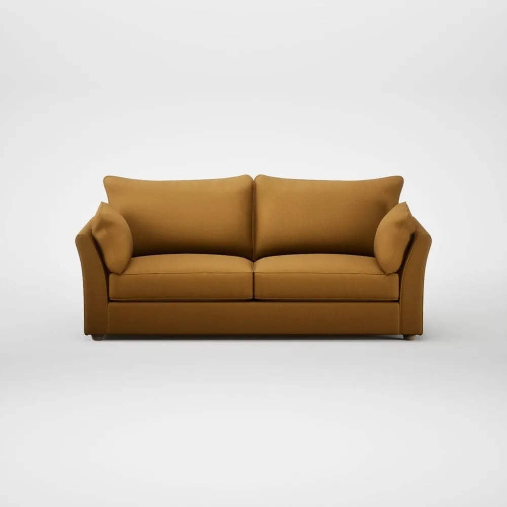 Heal's Tailor 4 Seater Sofa Smart Cotton Linen Sahara Natural Feet