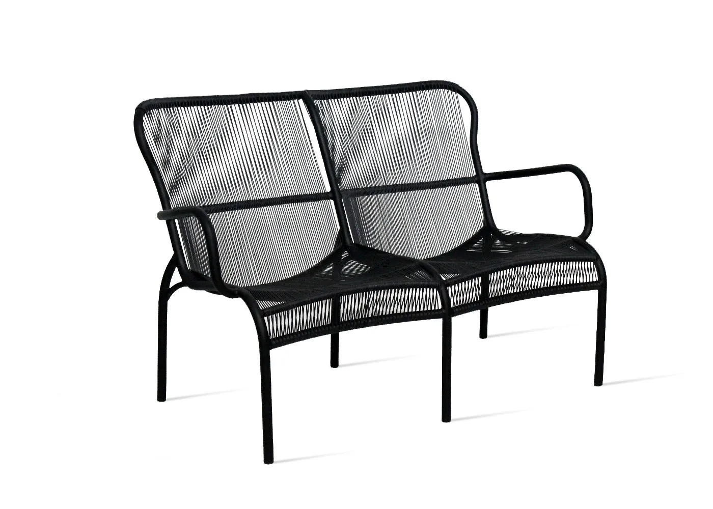 Vincent Sheppard Loop Outdoor Sofa Black