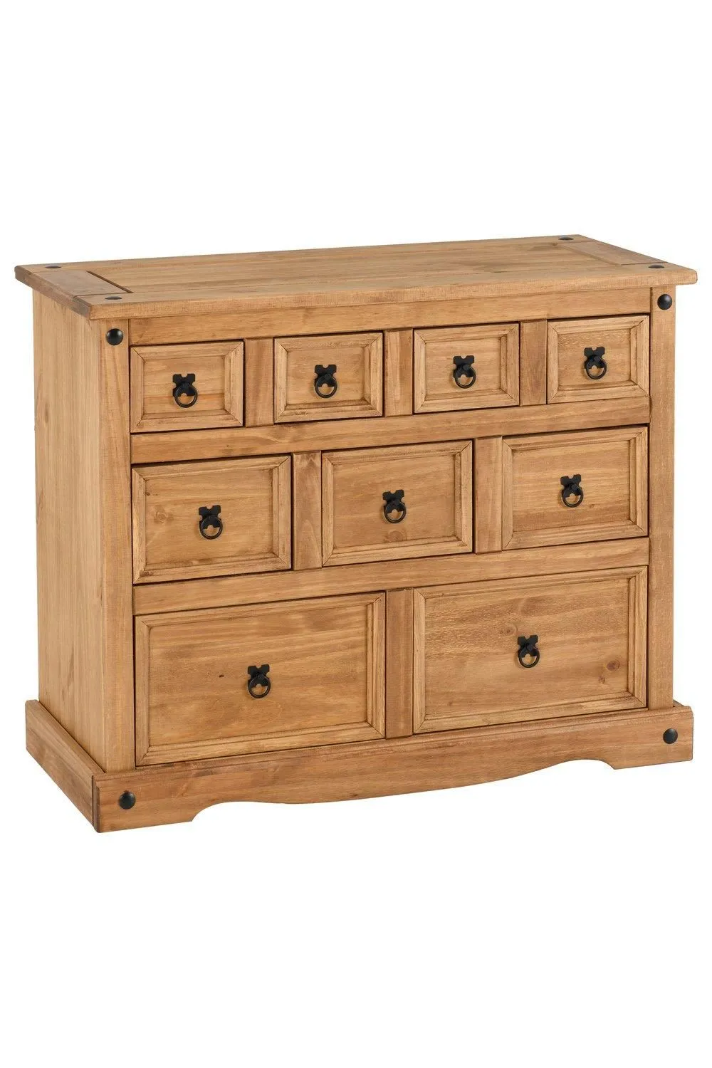 Seconique Corona 4+3+2 Drawer Merchant Chest in Natural 2