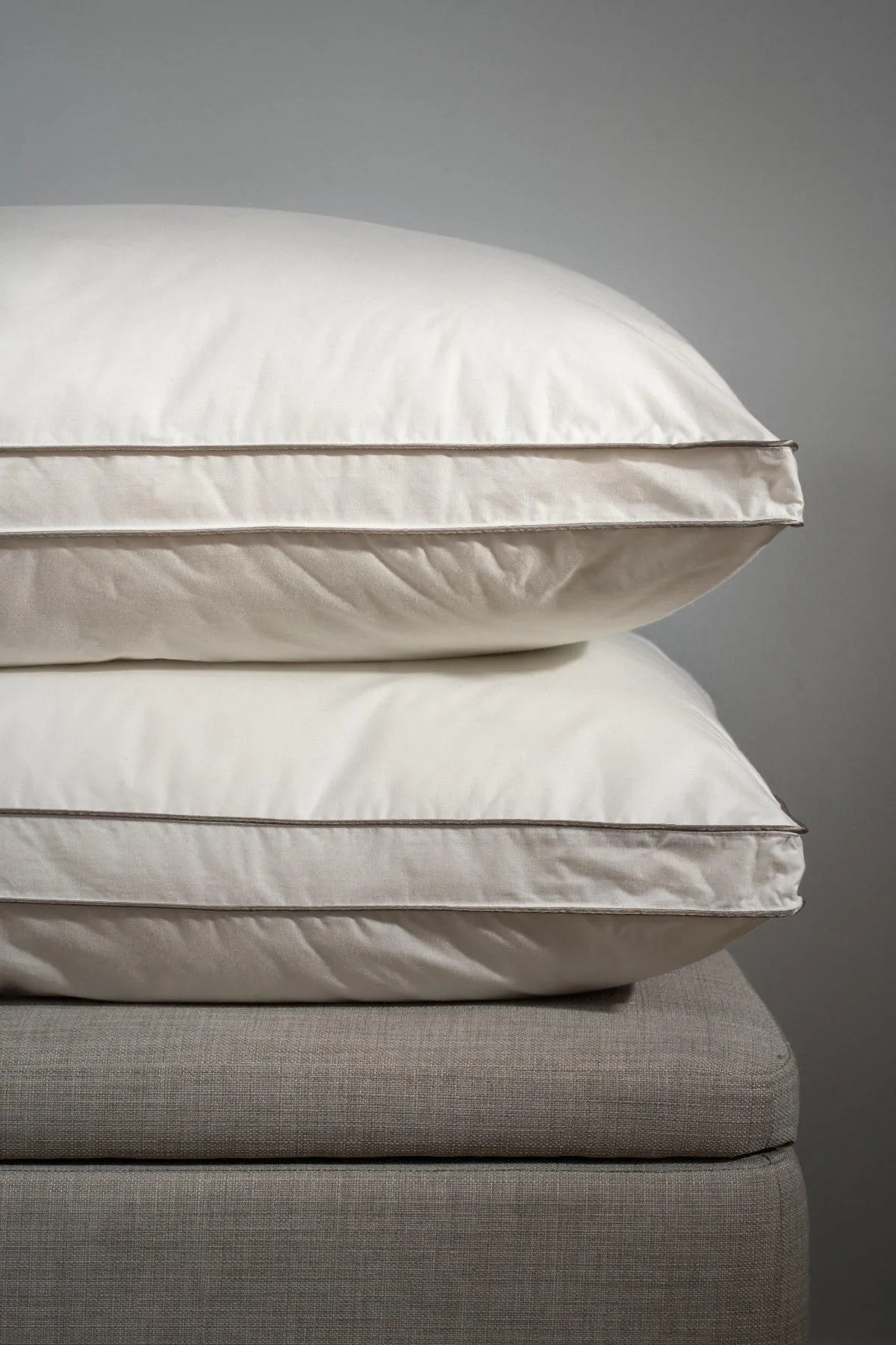 Soak&Sleep Soft As Down Microfibre Standard Pillow Pair - Medium Firm in White 2
