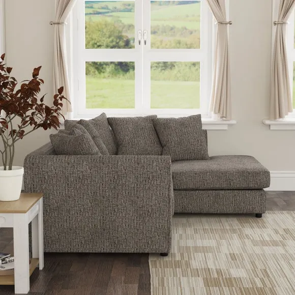Blake Multi Weave Corner Chaise Sofa 3