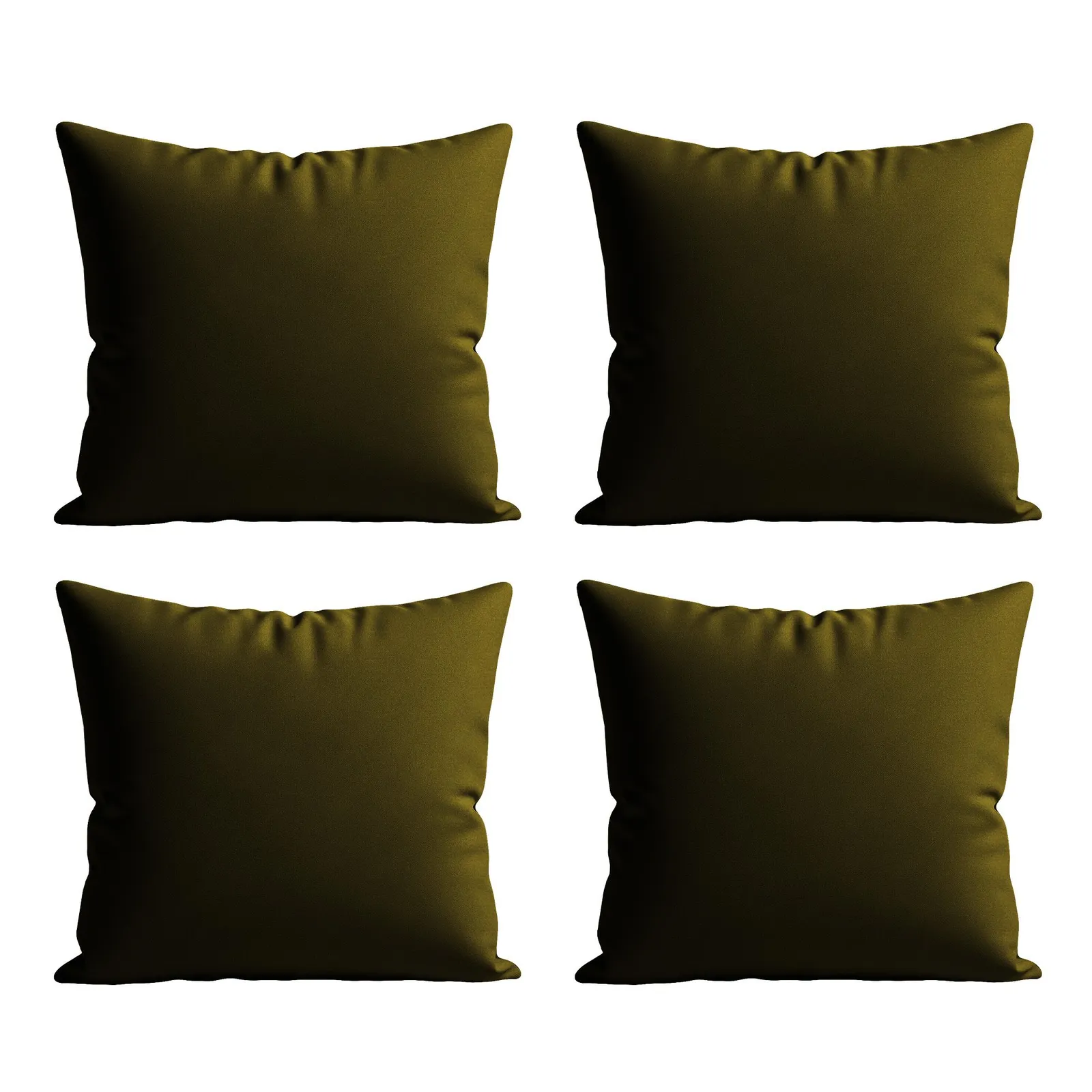 Snug City Waterproof Outdoor Garden Patio Cushion Cover & Inner Square Pack Of 4 in Brown