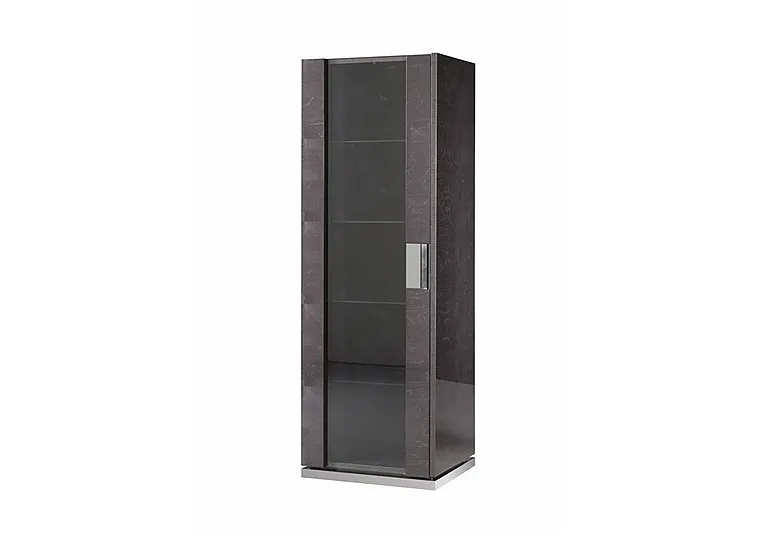 Avellino 1-Door Left Hand Facing Curio Cabinet