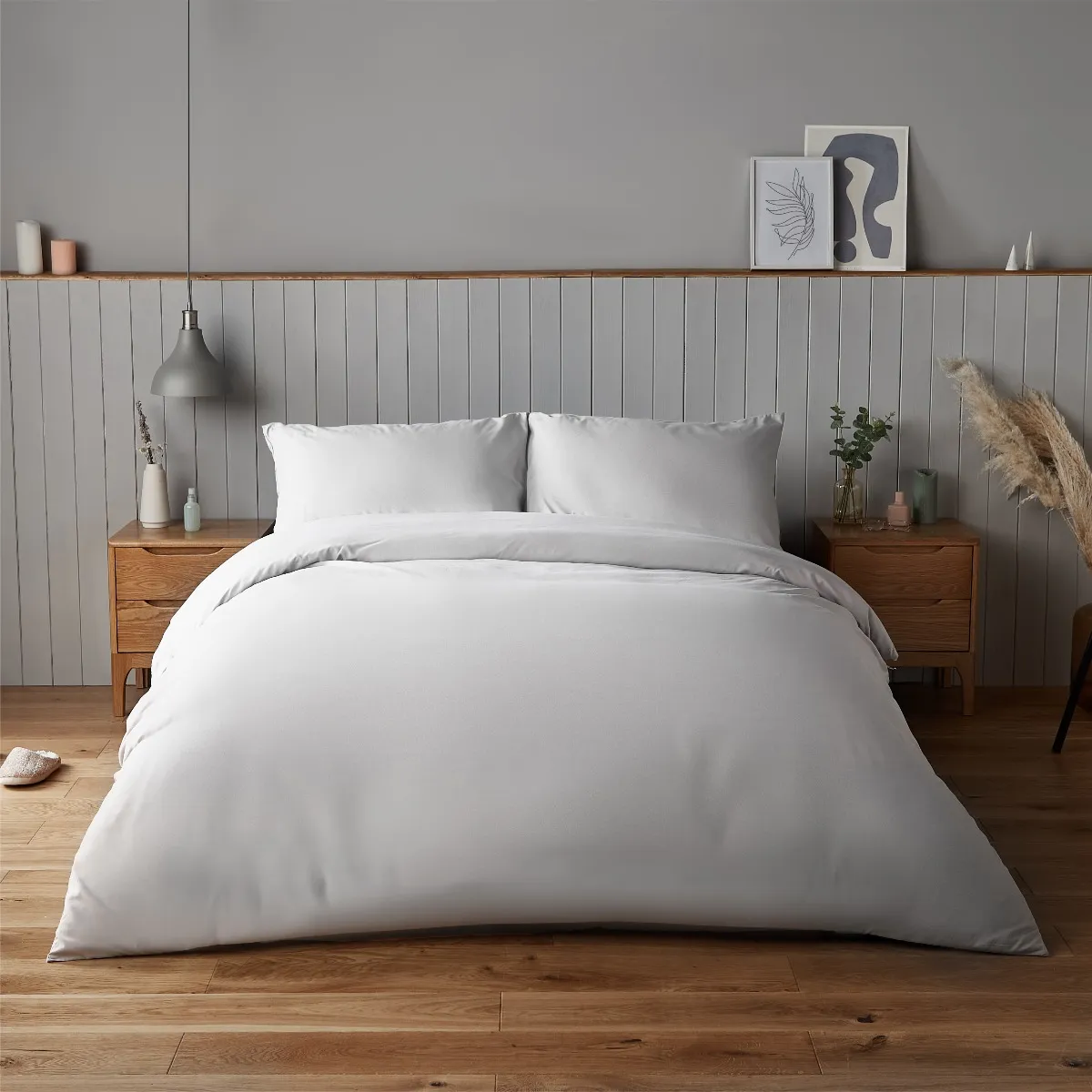 Silentnight Supersoft Duvet Set - Charcoal - Single