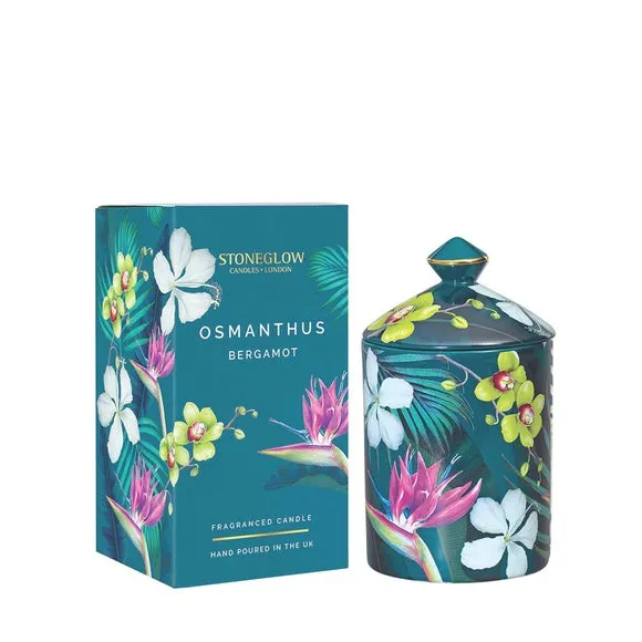 Stoneglow Urban Botanics Osmanthus Bergamot Ceramic Candle 2