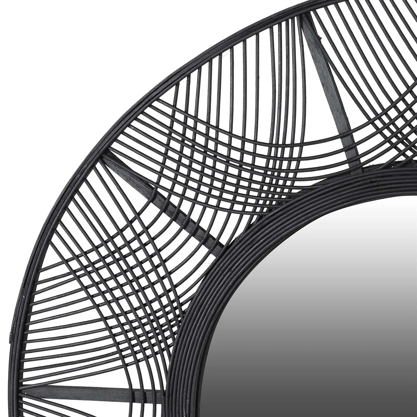 Black Bamboo Mirror