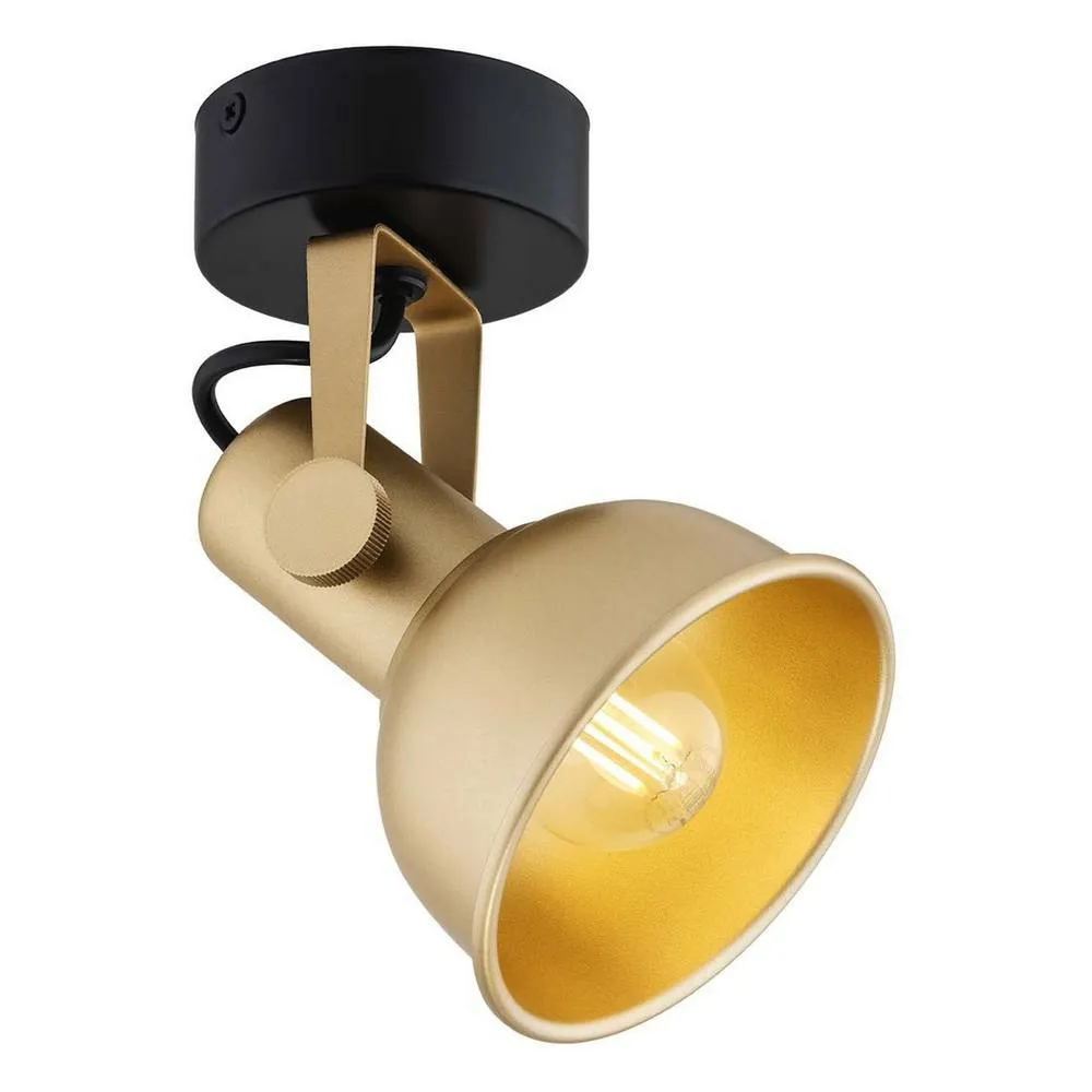 Netlighting Lenora Dome Wall Lamp Gold Black 3