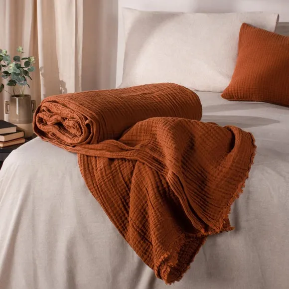 Lark Cotton Throw Blanket 1