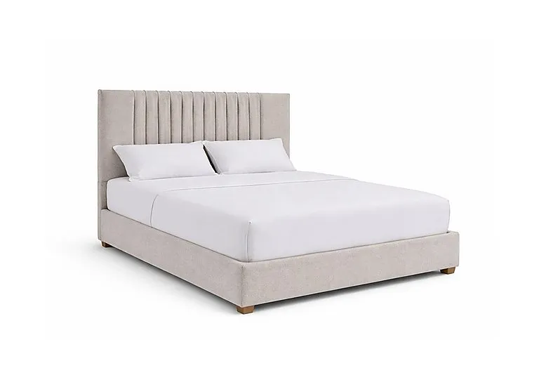 Flair Ottoman Bed Frame - King Size - Wheat