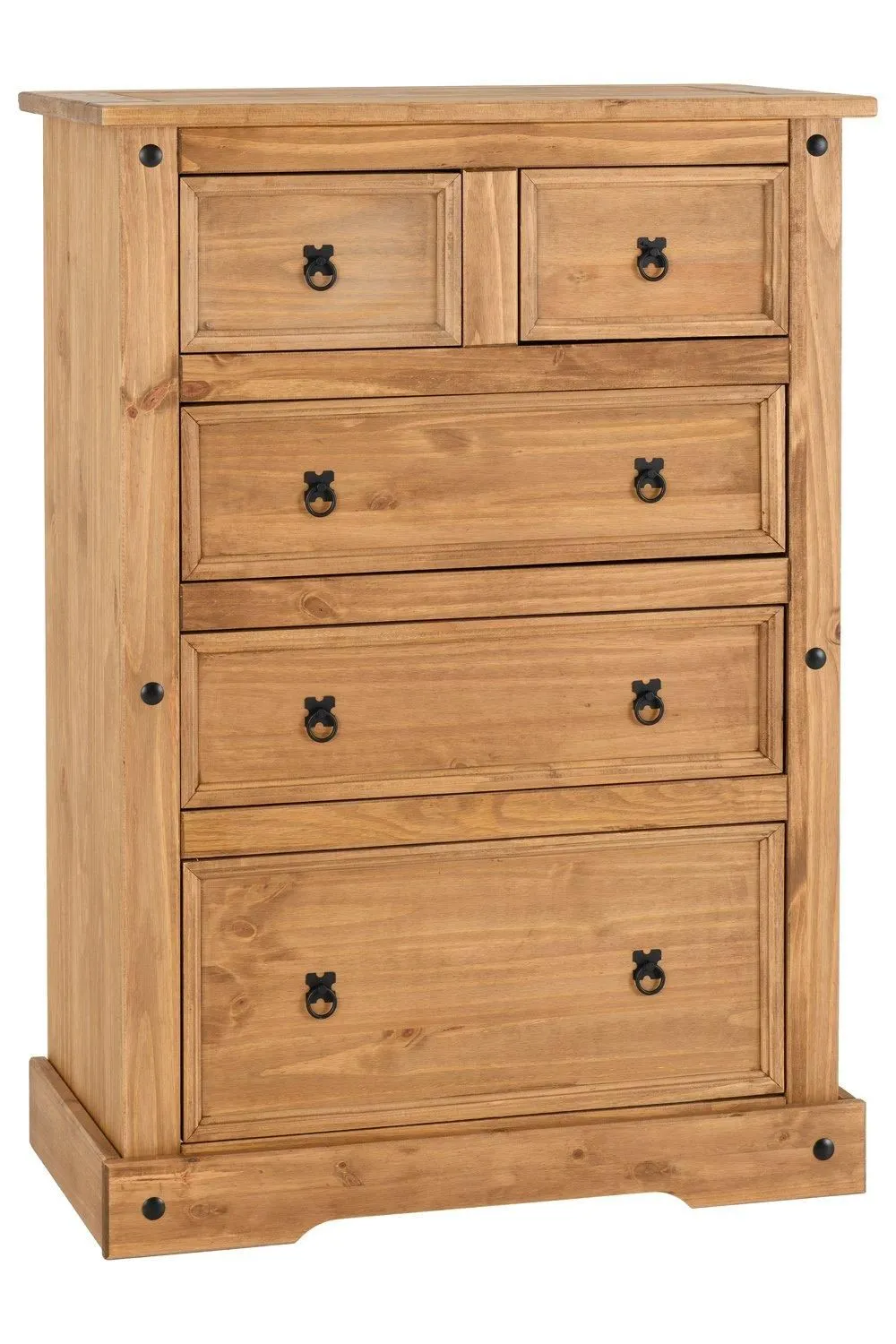 Seconique Corona 3+2 Drawer Chest in Natural 2