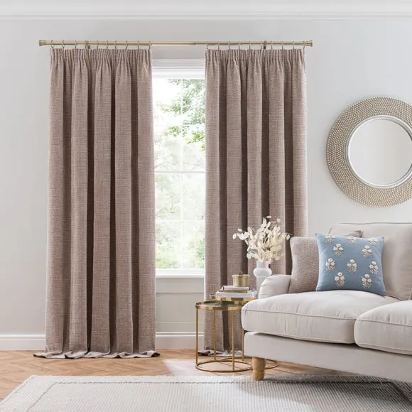 Alayna Chenille Pencil Pleat Curtains 2