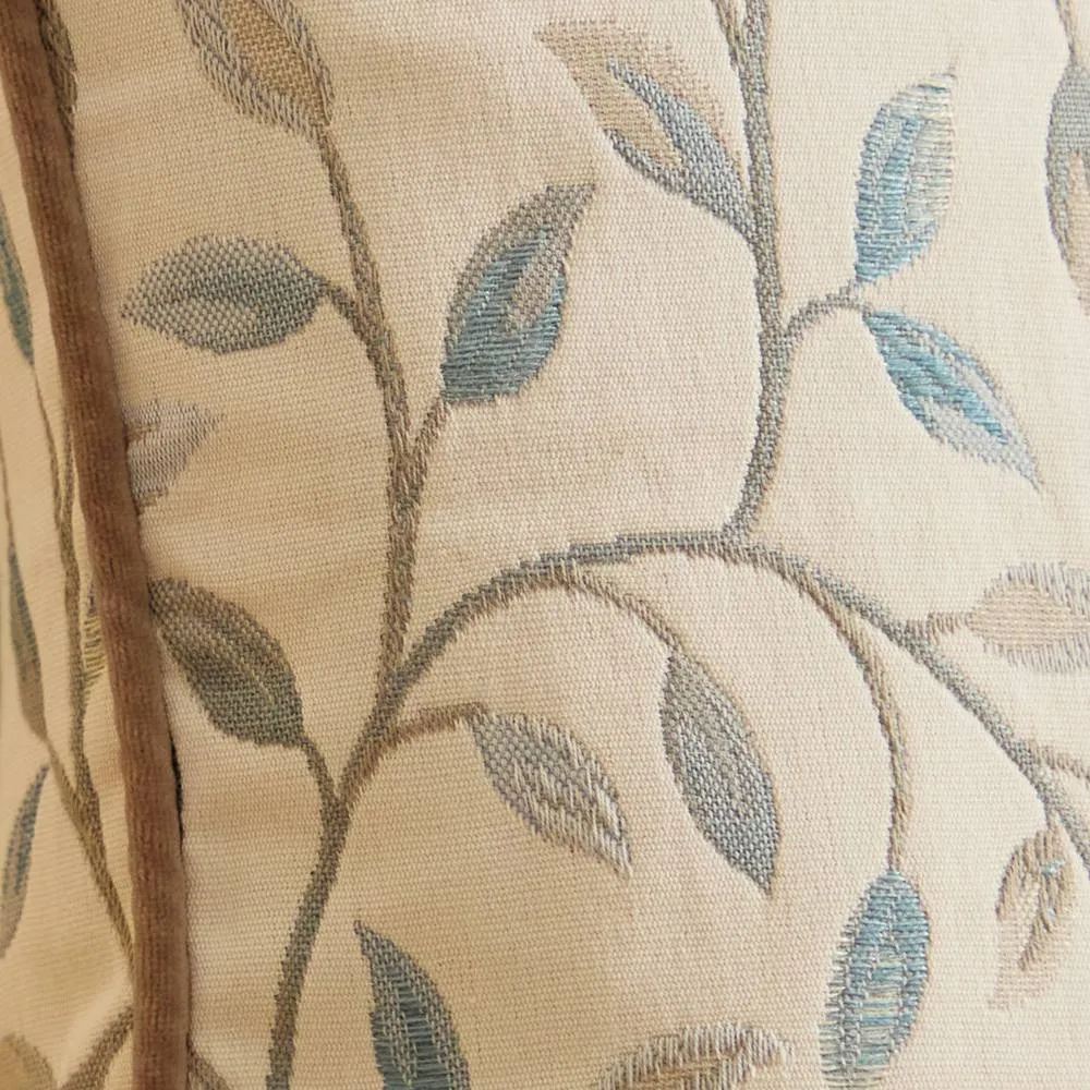 Voyage Maison Cervino Piped Jacquard Cushion in Cream 5