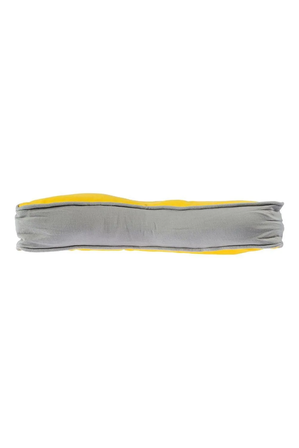 Homescapes Star Floor Cushion Soft Cotton, Comfy & OEKO-TEX® Certified in Yellow 3