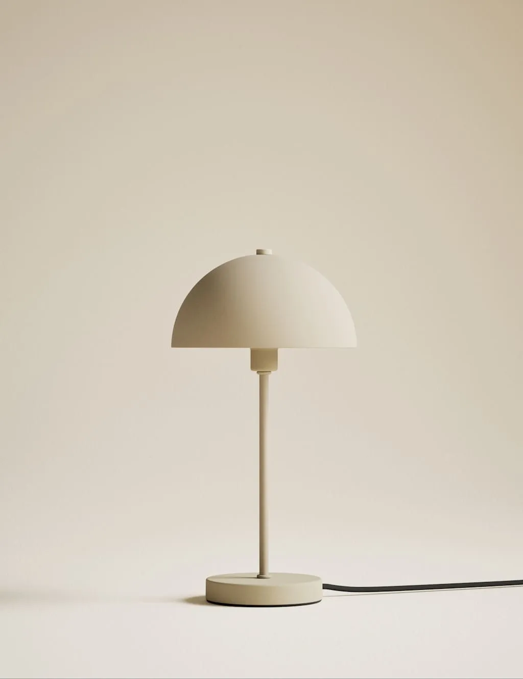 M&S Metal Dome Table Lamp Cream