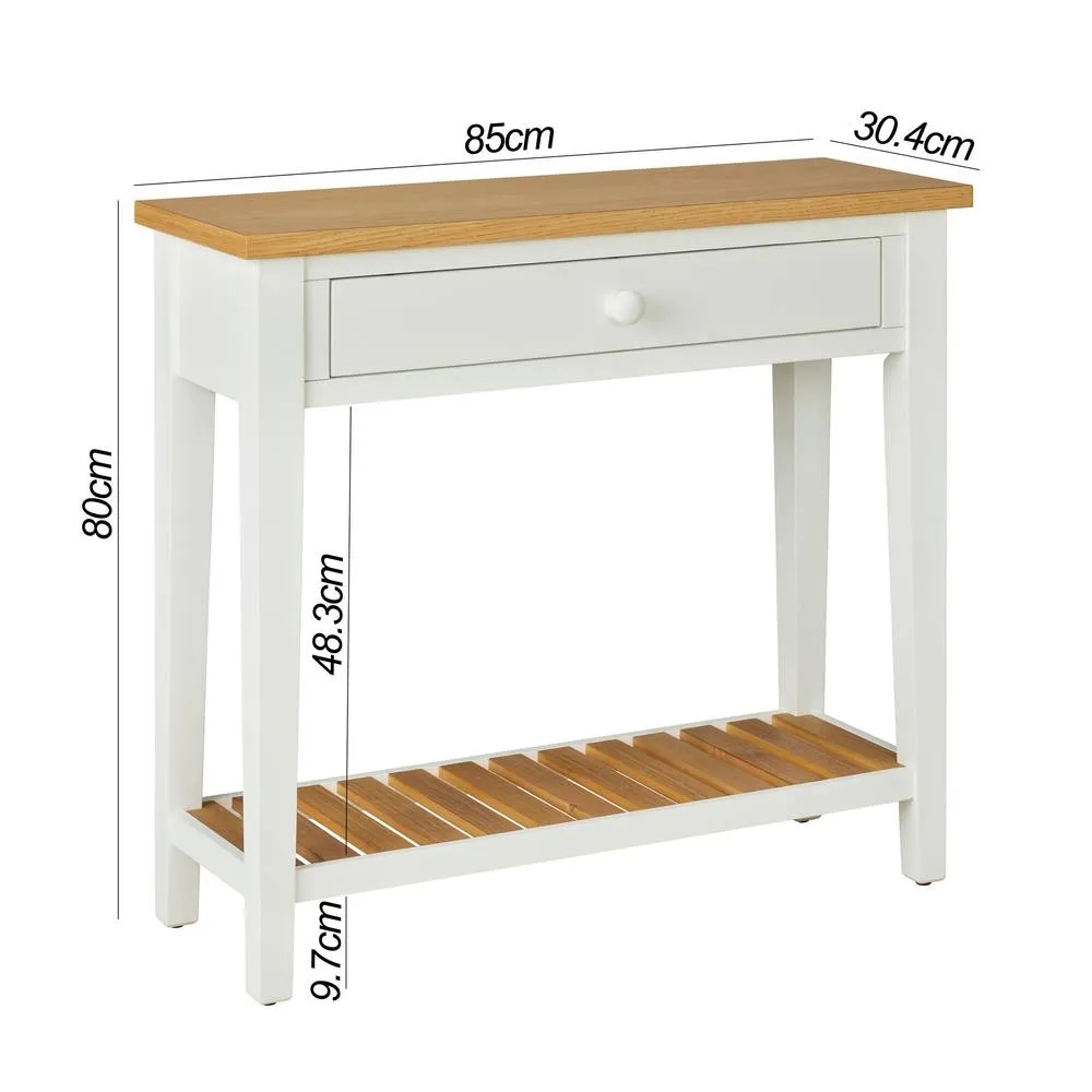 Statement Furniture Ludlow Console Table - Small in White 3