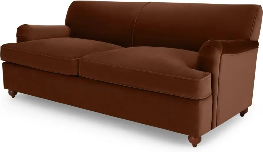 Orson Sofa Bed, Warm Caramel Velvet