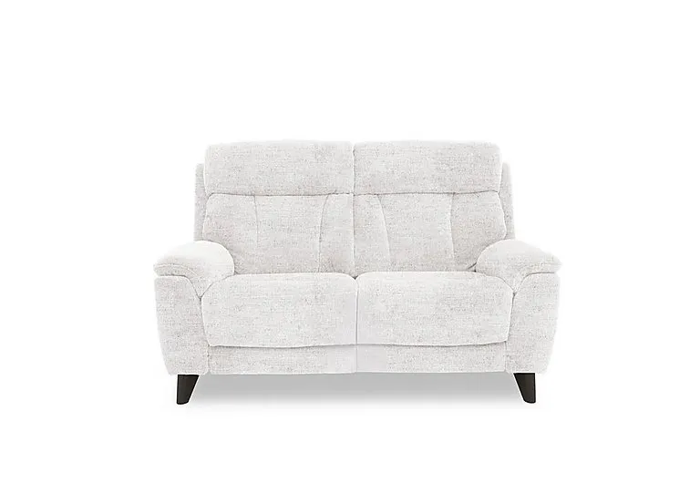 Dreamer 2 Seater Fabric Sofa with Power Recliner - Frost