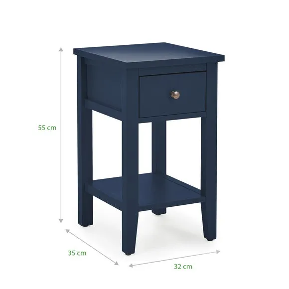 Lynton 1 Drawer Small Bedside Table 4