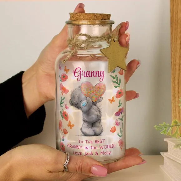 Personalised Me to You Flowery LED Light Up Jar 3