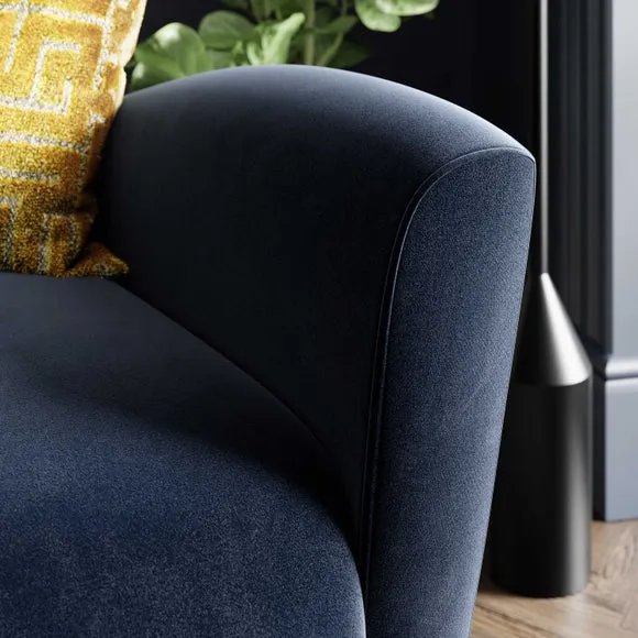 Sven Modern Velvet Wing Chair 3