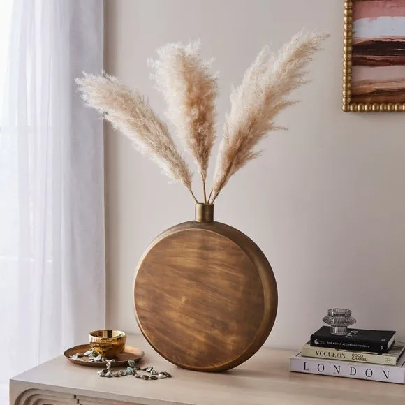 Metal Flat Bottle Vase 1