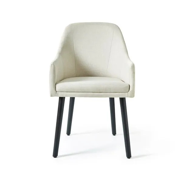 Eddie Carver Dining Chair, Luna Fabric 5