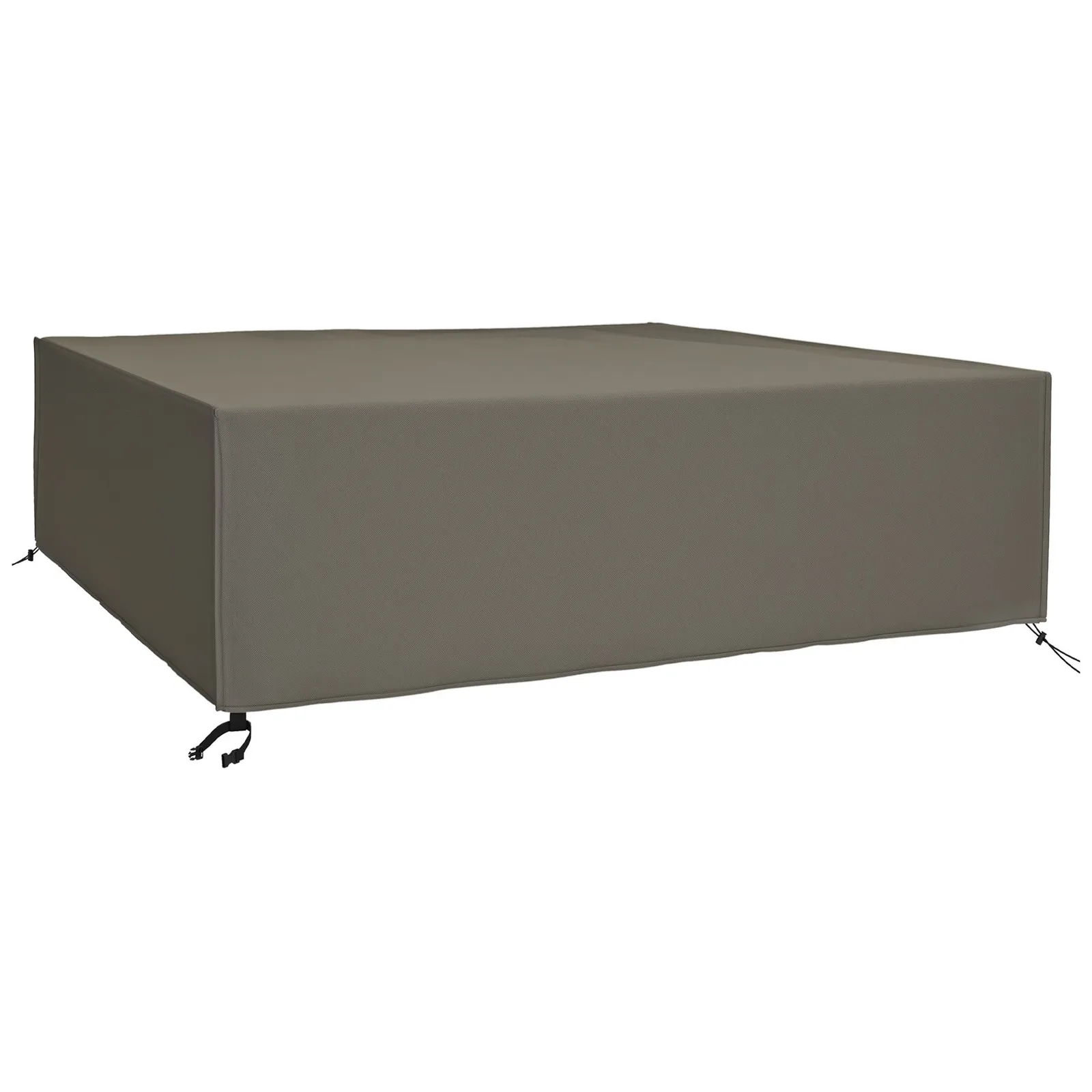 OUTSUNNY Large Garden Set Square Cover Outdoor Furniture Waterproof Resist Fade in Grey 2