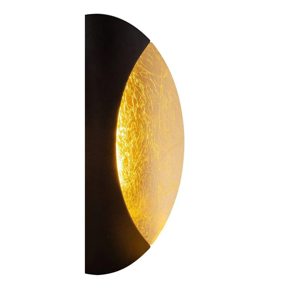 Netlighting Alexandra Integrated LED Wall Lamp Black LED 3000K 3