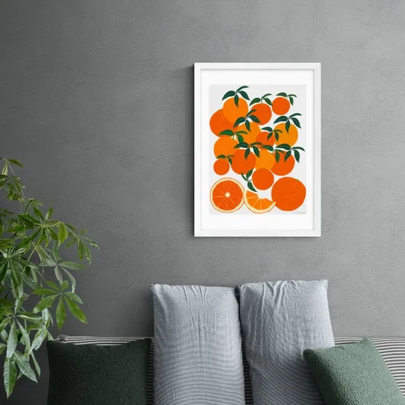 East End Prints Orange Harvest Print 1