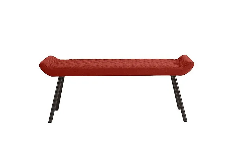 Rocket Low Dining Bench - Burnt Orange