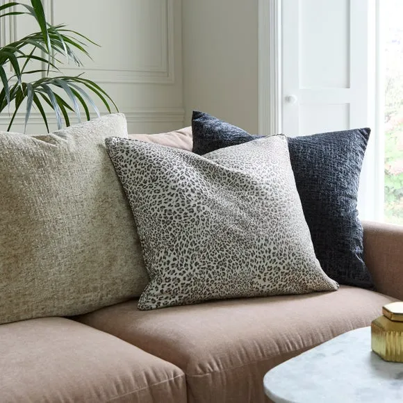 Luxe Leopard Jacquard Square Cushion 4