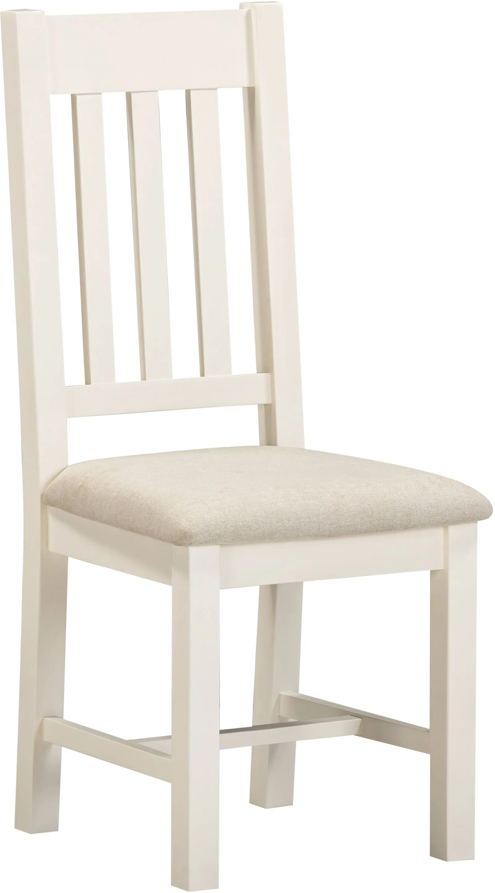 Seconique Windsor Slatted Chair (Box of 2) in Ivory 2
