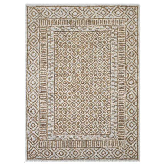 Delphi Border Geometric Wool Rug 5