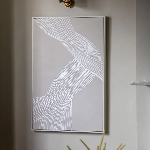 Cedar & Sage Entangled Framed Canvas