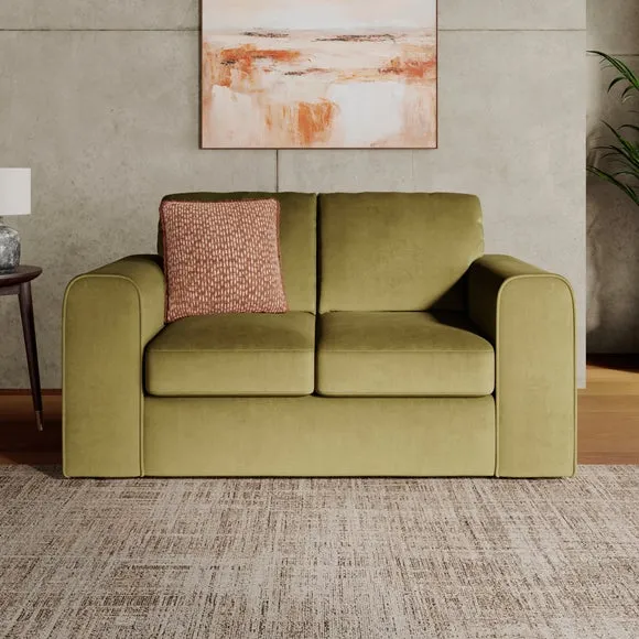 Abel Matte Velvet 2 Seater Sofa