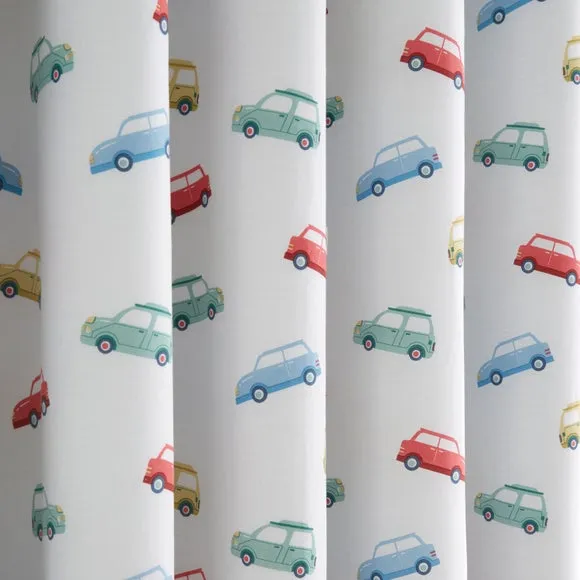 Classic Cars Blackout Eyelet Curtains 3